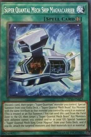 Super Quantal Mech Ship Magnacarrier (OP10-EN023) - OTS Tournament Pack 10 Unlimited - Premium Yugioh Single from Konami - Just $0.41! Shop now at Game Crave Tournament Store