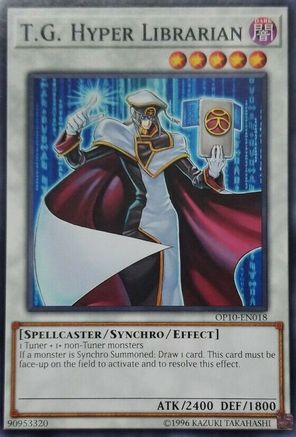 T.G. Hyper Librarian (OP10-EN018) - OTS Tournament Pack 10 Unlimited - Premium Yugioh Single from Konami - Just $0.25! Shop now at Game Crave Tournament Store