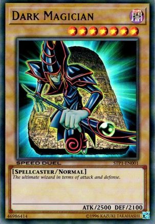 Dark Magician (STP1-EN001) - Speed Duel: Tournament Pack 1 Unlimited - Premium Yugioh Single from Konami - Just $3.63! Shop now at Game Crave Tournament Store
