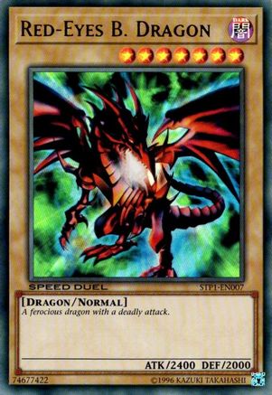 Red-Eyes B. Dragon (STP1-EN007) - Speed Duel: Tournament Pack 1 Unlimited - Premium Yugioh Single from Konami - Just $3.45! Shop now at Game Crave Tournament Store