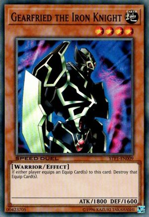Gearfried the Iron Knight (STP1-EN009) - Speed Duel: Tournament Pack 1 Unlimited - Premium Yugioh Single from Konami - Just $0.37! Shop now at Game Crave Tournament Store