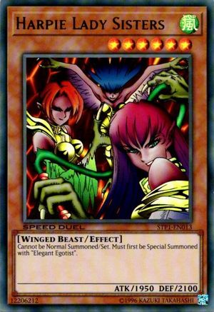 Harpie Lady Sisters (STP1-EN013) - Speed Duel: Tournament Pack 1 Unlimited - Premium Yugioh Single from Konami - Just $4.36! Shop now at Game Crave Tournament Store