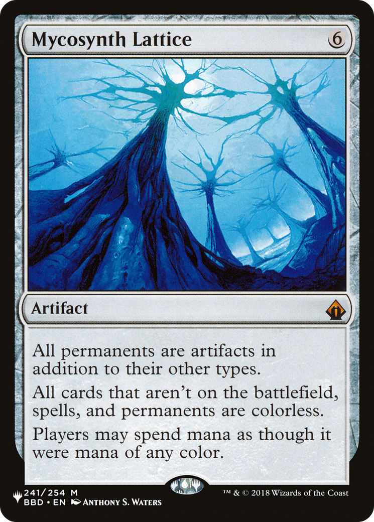 Mycosynth Lattice (PLIST-1003) - The List - Premium MTG Single from Wizards of the Coast - Just $3.76! Shop now at Game Crave Tournament Store