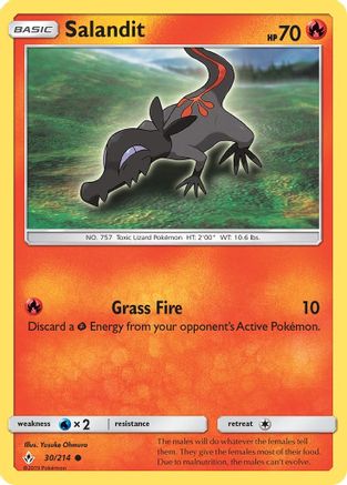 Salandit 30/214 - Unbroken Bonds - Premium Pokemon Single from Nintendo - Just $0.23! Shop now at Game Crave Tournament Store