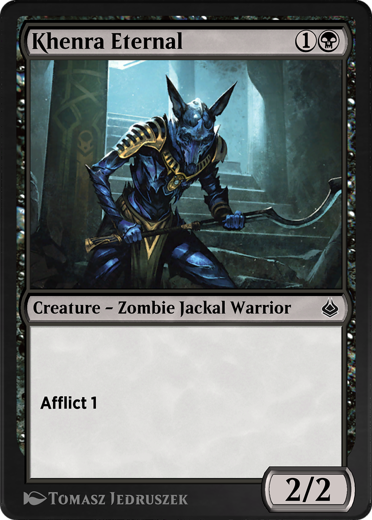 Khenra Eternal (AKR-109) - Amonkhet Remastered - Premium MTG Single from Wizards of the Coast - Just $0! Shop now at Game Crave Tournament Store