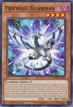 Firewall Guardian (DANE-EN001) - Dark Neostorm 1st Edition - Premium Yugioh Single from Konami - Just $0.54! Shop now at Game Crave Tournament Store