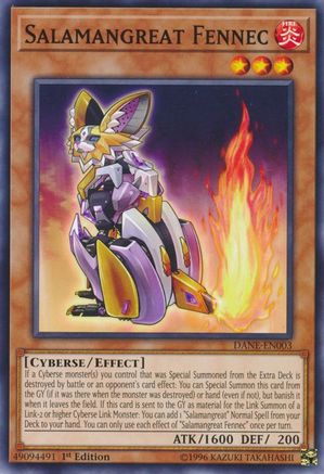 Salamangreat Fennec (DANE-EN003) - Dark Neostorm Unlimited - Premium Yugioh Single from Konami - Just $0.25! Shop now at Game Crave Tournament Store