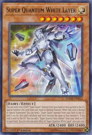 Super Quantum White Layer (DANE-EN013) - Dark Neostorm Unlimited - Premium Yugioh Single from Konami - Just $0.77! Shop now at Game Crave Tournament Store