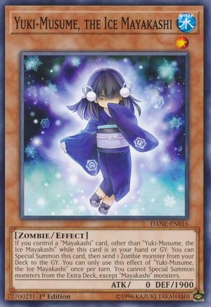 Yuki-Musume, the Ice Mayakashi (DANE-EN016) - Dark Neostorm Unlimited - Premium Yugioh Single from Konami - Just $0.25! Shop now at Game Crave Tournament Store