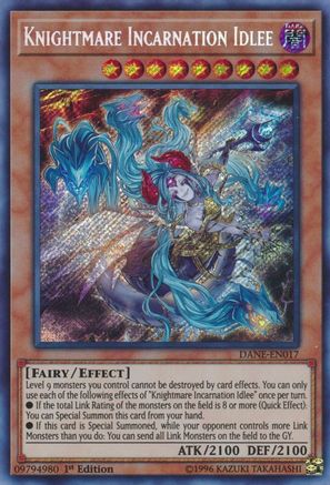 Knightmare Incarnation Idlee (DANE-EN017) - Dark Neostorm Unlimited - Premium Yugioh Single from Konami - Just $0.63! Shop now at Game Crave Tournament Store