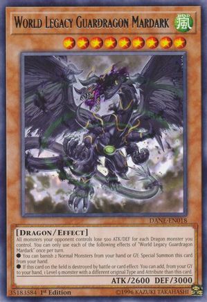 World Legacy Guardragon Mardark (DANE-EN018) - Dark Neostorm 1st Edition - Premium Yugioh Single from Konami - Just $0.25! Shop now at Game Crave Tournament Store