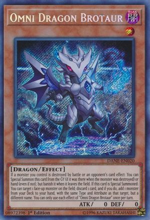 Omni Dragon Brotaur (DANE-EN020) - Dark Neostorm 1st Edition - Premium Yugioh Single from Konami - Just $1.68! Shop now at Game Crave Tournament Store