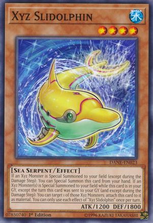 Xyz Slidolphin (DANE-EN023) - Dark Neostorm Unlimited - Premium Yugioh Single from Konami - Just $0.25! Shop now at Game Crave Tournament Store