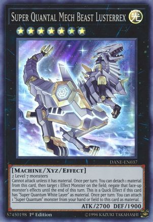 Super Quantal Mech Beast Lusterrex (DANE-EN037) - Dark Neostorm 1st Edition - Premium Yugioh Single from Konami - Just $0.27! Shop now at Game Crave Tournament Store