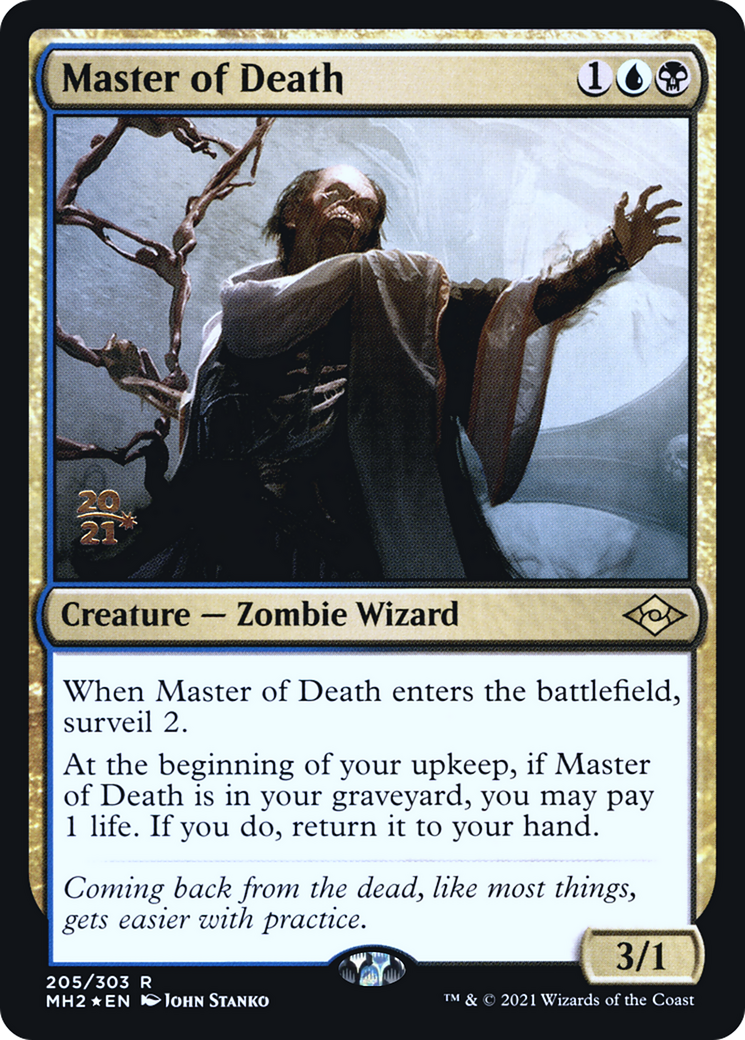Master of Death (PMH2-205S) - Modern Horizons 2 Promos Foil - Premium MTG Single from Wizards of the Coast - Just $0.20! Shop now at Game Crave Tournament Store