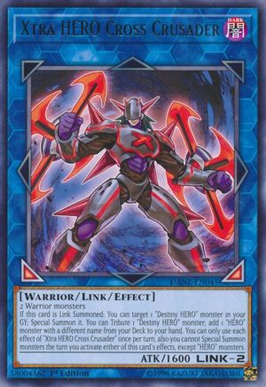 Xtra HERO Cross Crusader (DANE-EN045) - Dark Neostorm Unlimited - Premium Yugioh Single from Konami - Just $0.96! Shop now at Game Crave Tournament Store