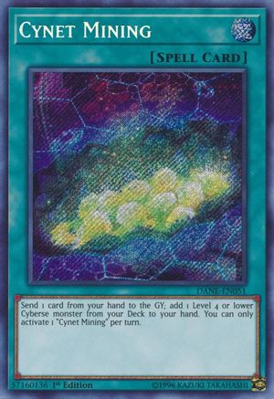 Cynet Mining (DANE-EN051) - Dark Neostorm Unlimited - Premium Yugioh Single from Konami - Just $1.92! Shop now at Game Crave Tournament Store