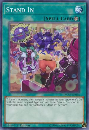 Stand In (DANE-EN066) - Dark Neostorm 1st Edition - Premium Yugioh Single from Konami - Just $0.25! Shop now at Game Crave Tournament Store