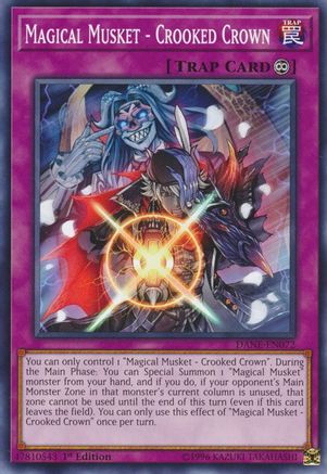 Magical Musket - Crooked Crown (DANE-EN072) - Dark Neostorm Unlimited - Premium Yugioh Single from Konami - Just $0.25! Shop now at Game Crave Tournament Store