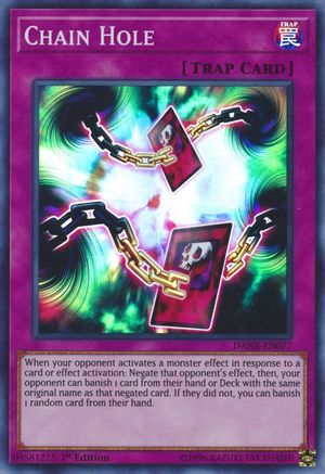 Chain Hole (DANE-EN077) - Dark Neostorm 1st Edition - Premium Yugioh Single from Konami - Just $0.25! Shop now at Game Crave Tournament Store