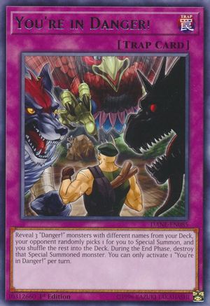 You're in Danger! (DANE-EN085) - Dark Neostorm 1st Edition - Premium Yugioh Single from Konami - Just $0.25! Shop now at Game Crave Tournament Store