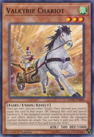 Valkyrie Chariot (DANE-EN088) - Dark Neostorm 1st Edition - Premium Yugioh Single from Konami - Just $0.25! Shop now at Game Crave Tournament Store