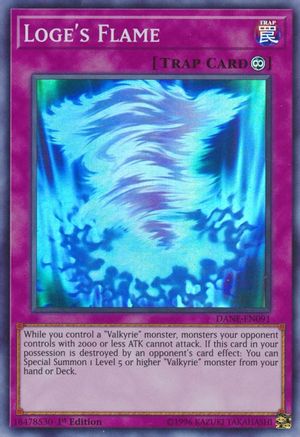 Loge's Flame (DANE-EN091) - Dark Neostorm 1st Edition - Premium Yugioh Single from Konami - Just $0.25! Shop now at Game Crave Tournament Store