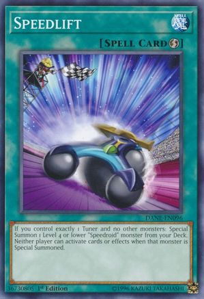 Speedlift (DANE-EN096) - Dark Neostorm Unlimited - Premium Yugioh Single from Konami - Just $0.25! Shop now at Game Crave Tournament Store