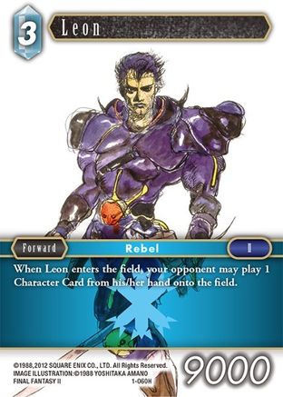 Leon (Rebel) (OPUS I) Foil - Premium Final Fantasy Single from Opus I - Just $9.49! Shop now at Game Crave Tournament Store