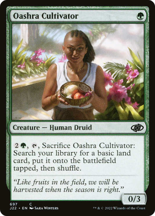 Oashra Cultivator (J22-697) - Jumpstart 2022 - Premium MTG Single from Wizards of the Coast - Just $0.25! Shop now at Game Crave Tournament Store