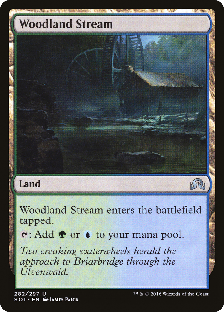 Woodland Stream (SOI-282) - Shadows over Innistrad Foil - Premium MTG Single from Wizards of the Coast - Just $0.08! Shop now at Game Crave Tournament Store