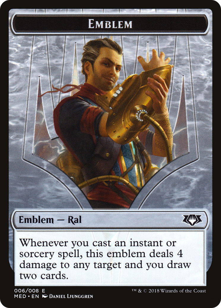 Ral, Izzet Viceroy Emblem (TMED-0G6) - Mythic Edition Tokens - Premium MTG Single from Wizards of the Coast - Just $0.31! Shop now at Game Crave Tournament Store