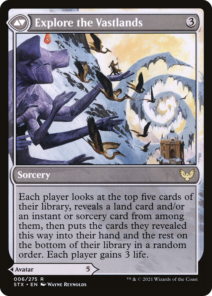 Wandering Archaic // Explore the Vastlands (STX-006) - Strixhaven: School of Mages Foil - Premium MTG Single from Wizards of the Coast - Just $1.85! Shop now at Game Crave Tournament Store