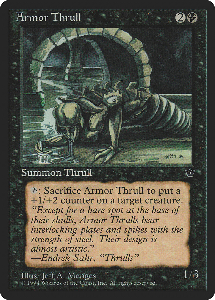 Armor Thrull (FEM-33C) - Fallen Empires - Premium MTG Single from Wizards of the Coast - Just $0.08! Shop now at Game Crave Tournament Store