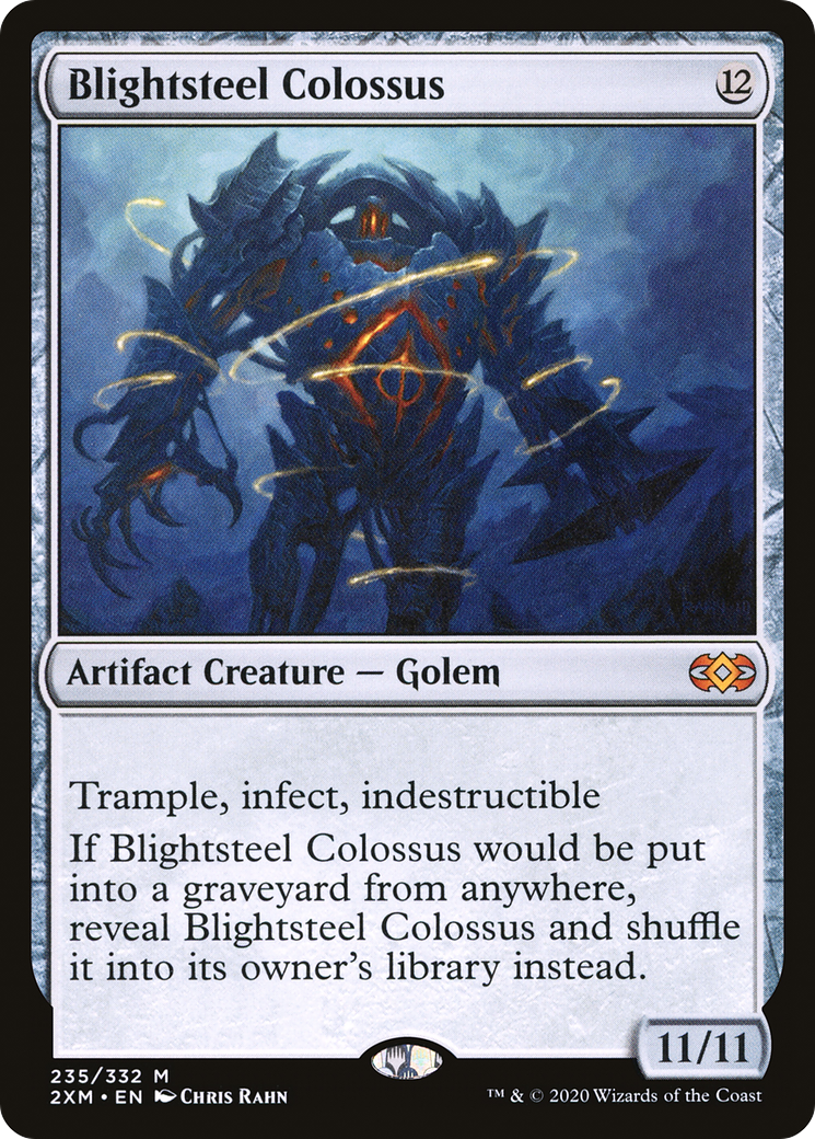 Blightsteel Colossus (2XM-235) - Double Masters Foil - Premium MTG Single from Wizards of the Coast - Just $10.88! Shop now at Game Crave Tournament Store