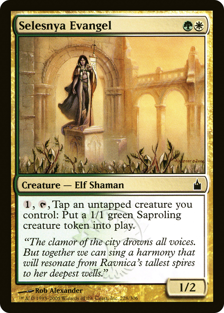 Selesnya Evangel (RAV-228) - Ravnica: City of Guilds Foil - Premium MTG Single from Wizards of the Coast - Just $0.29! Shop now at Game Crave Tournament Store