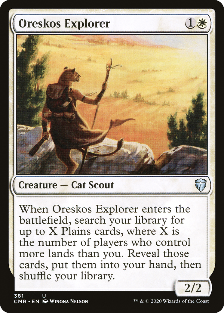 Oreskos Explorer (CMR-381) - Commander Legends - Premium MTG Single from Wizards of the Coast - Just $0.08! Shop now at Game Crave Tournament Store