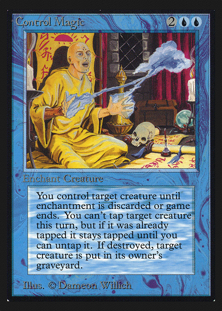 Control Magic (CED-053) - Collectors' Edition - Premium MTG Single from Wizards of the Coast - Just $3.23! Shop now at Game Crave Tournament Store