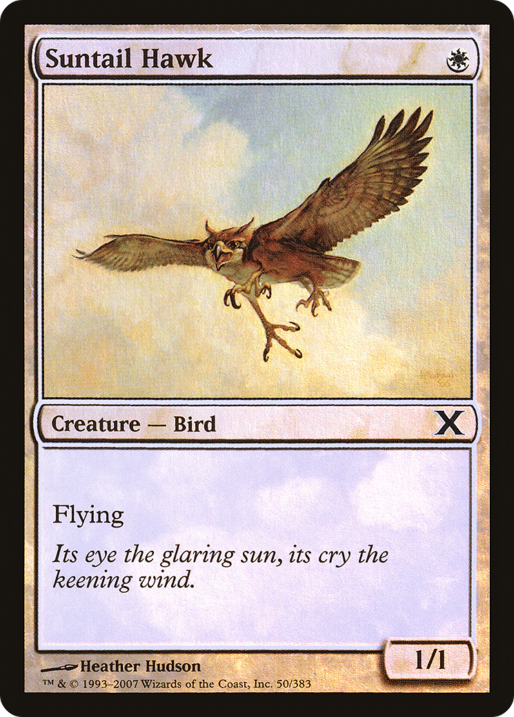 Suntail Hawk (10E-50★) - Tenth Edition Foil - Premium MTG Single from Wizards of the Coast - Just $0.12! Shop now at Game Crave Tournament Store