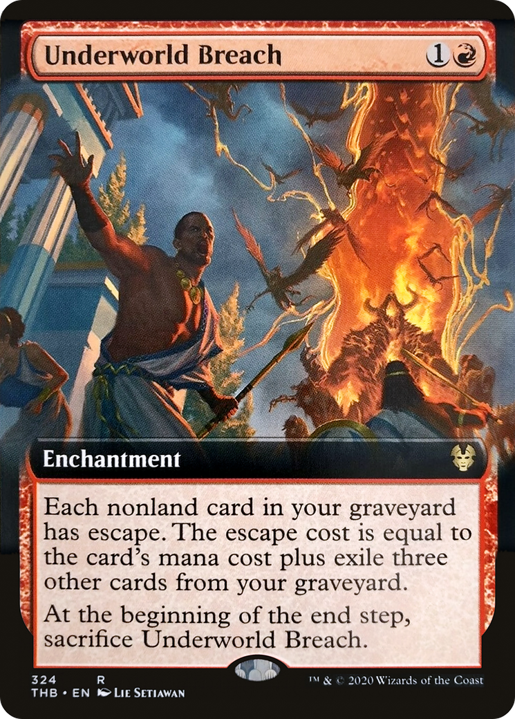 Underworld Breach (THB-324) - Theros Beyond Death: (Extended Art) - Premium MTG Single from Wizards of the Coast - Just $2.44! Shop now at Game Crave Tournament Store