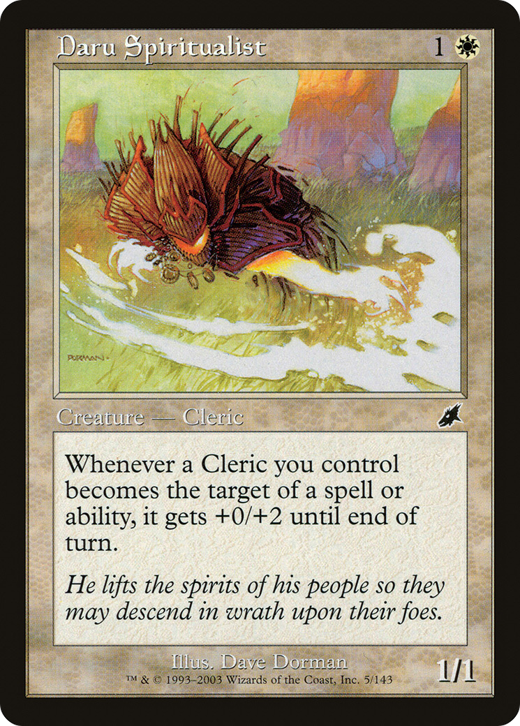 Daru Spiritualist (SCG-005) - Scourge Foil - Premium MTG Single from Wizards of the Coast - Just $0.65! Shop now at Game Crave Tournament Store