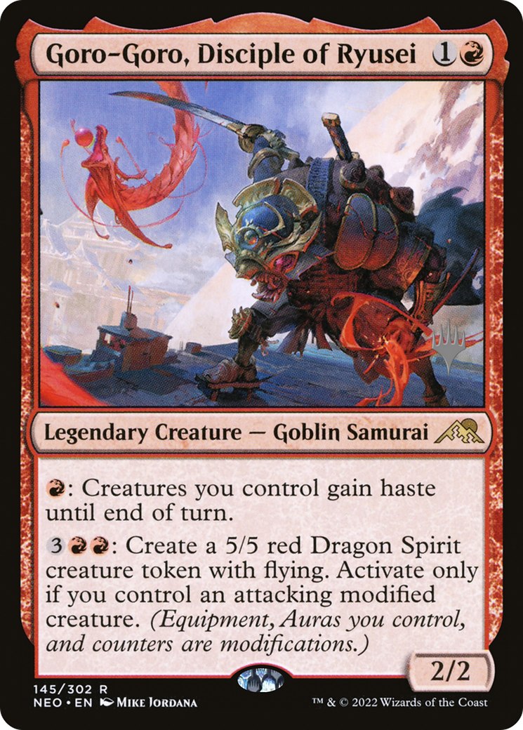 Goro-Goro, Disciple of Ryusei (PNEO-145P) - Kamigawa: Neon Dynasty Promos - Premium MTG Single from Wizards of the Coast - Just $1.60! Shop now at Game Crave Tournament Store