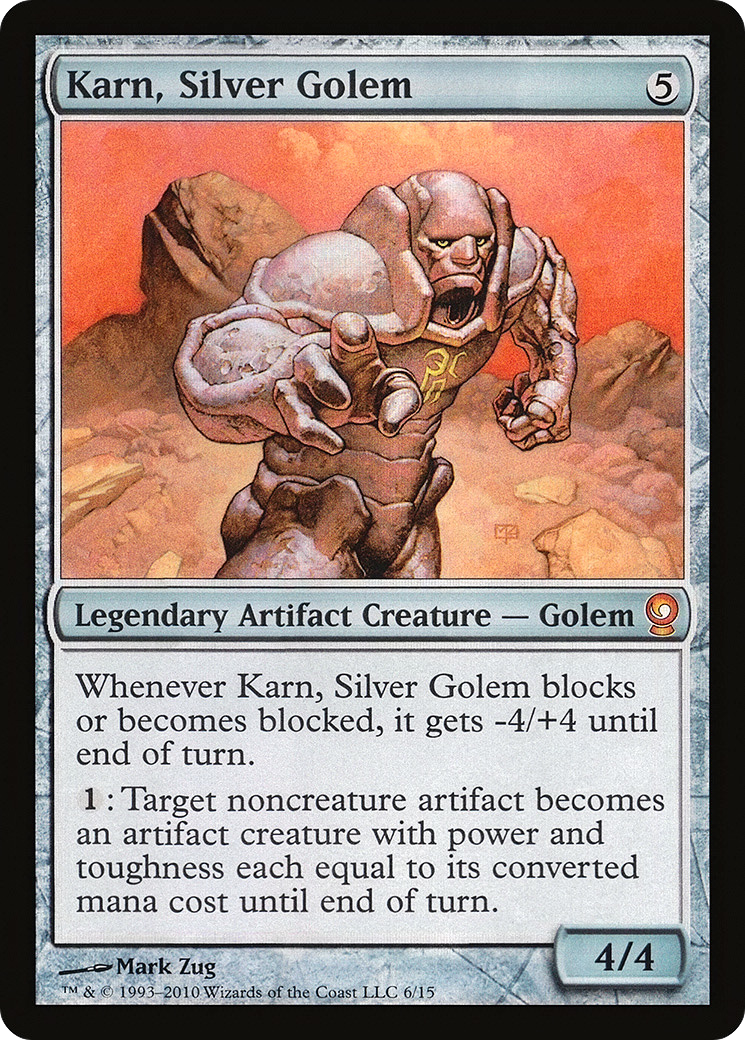 Karn, Silver Golem (V10-006) - From the Vault: Relics Foil - Premium MTG Single from Wizards of the Coast - Just $9.81! Shop now at Game Crave Tournament Store