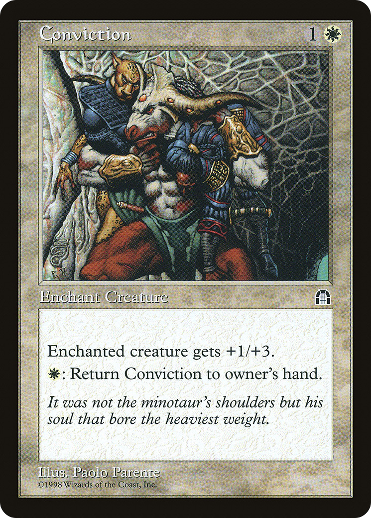 Conviction (STH-005) - Stronghold - Premium MTG Single from Wizards of the Coast - Just $0.26! Shop now at Game Crave Tournament Store