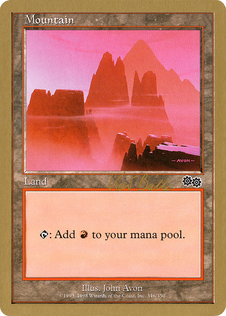 Mountain (WC99-KB346) - World Championship Decks 1999 - Premium MTG Single from Wizards of the Coast - Just $0.80! Shop now at Game Crave Tournament Store