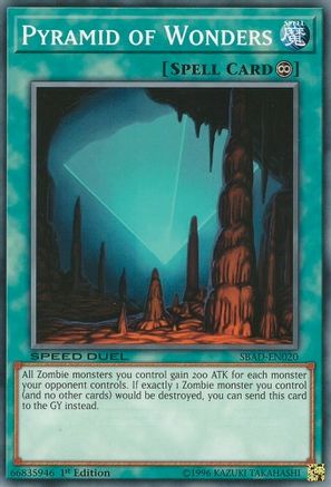 Pyramid of Wonders (SBAD-EN020) - Speed Duel: Attack from the Deep 1st Edition - Premium Yugioh Single from Konami - Just $0.25! Shop now at Game Crave Tournament Store