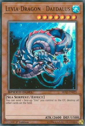 Levia-Dragon - Daedalus (SBAD-EN025) - Speed Duel: Attack from the Deep 1st Edition - Premium Yugioh Single from Konami - Just $1.62! Shop now at Game Crave Tournament Store