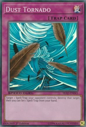 Dust Tornado (SBAD-EN043) - Speed Duel: Attack from the Deep 1st Edition - Premium Yugioh Single from Konami - Just $4.60! Shop now at Game Crave Tournament Store