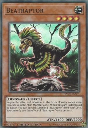 Beatraptor (DANE-ENSE1) - Dark Neostorm Limited - Premium Yugioh Single from Konami - Just $0.08! Shop now at Game Crave Tournament Store