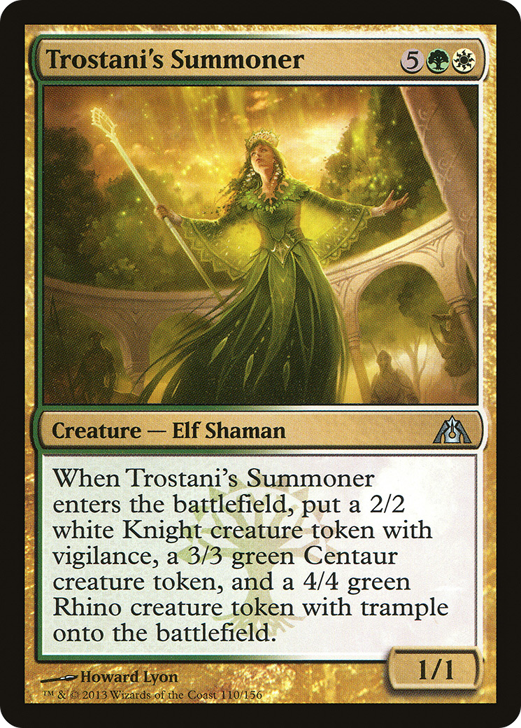 Trostani's Summoner (DGM-110) - Dragon's Maze Foil - Premium MTG Single from Wizards of the Coast - Just $0.13! Shop now at Game Crave Tournament Store